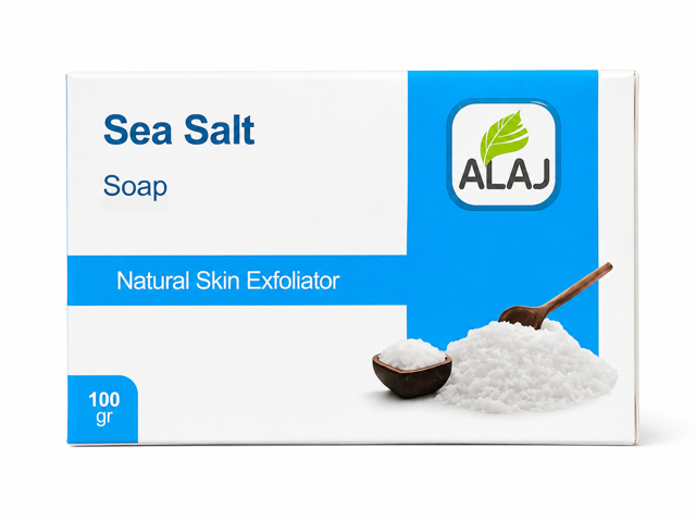 صابون گیاهی نمک دریایی علاج