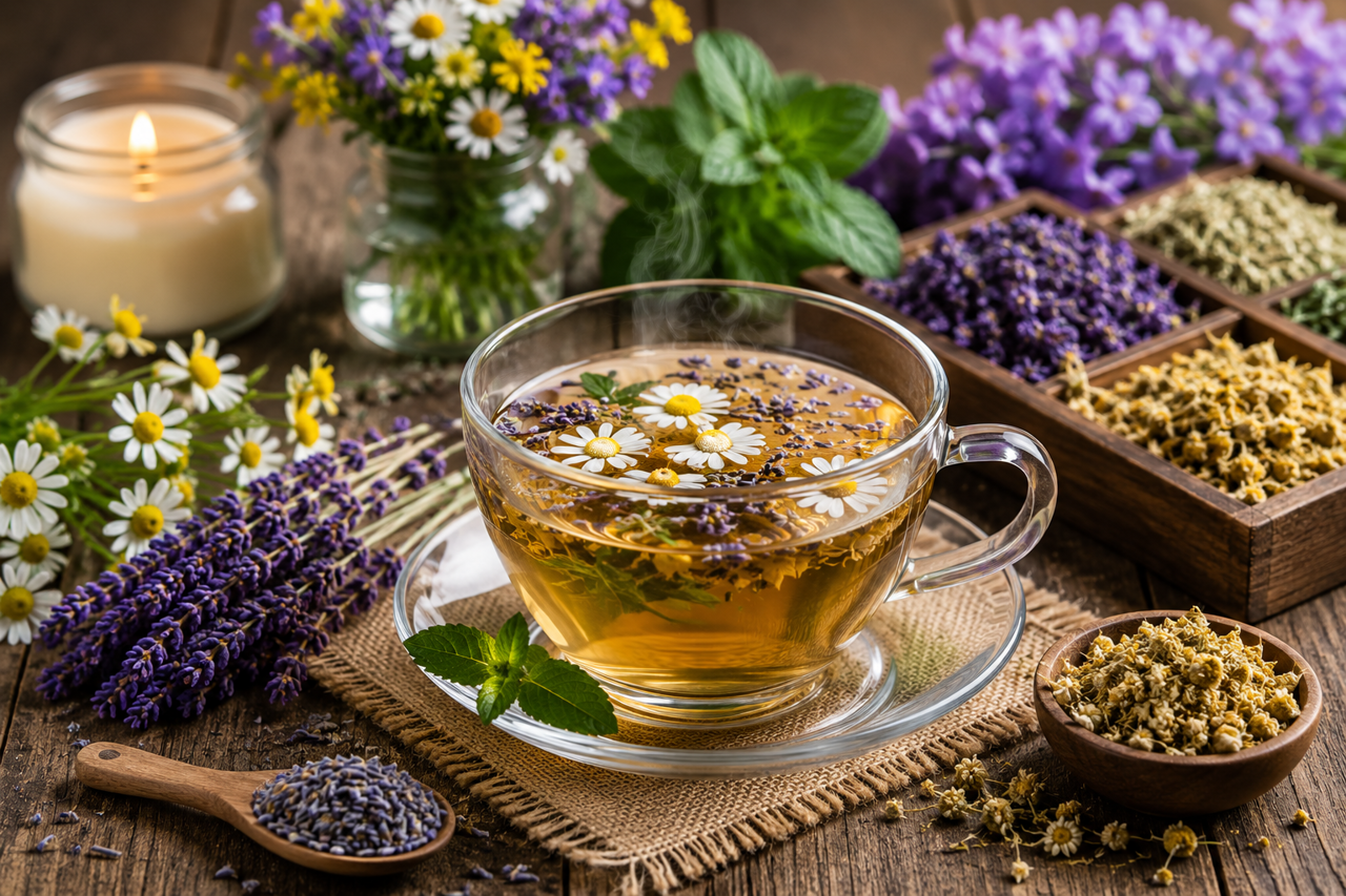 ۷ دمنوش گیاهی برای آرامش اعصاب و خواب بهتر