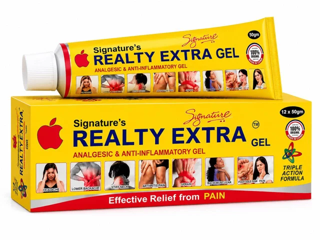 ژل ضد درد و ضد التهاب ریلتی اکسترا Signature’s Reality Extra Gel حجم 50 گرم